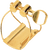 Ligature Saxophone Baryton Brancher Bmg Aurifiee Pour Bec Metal