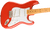 Squier Classic Vibe '50S Stratocaster Fiesta Red Maple