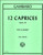 Gambaro V. 12 Caprices OP 18 Clarinette