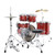 Tama Stagestar 20" Candy Red Sparkle + Cymbales Meinl