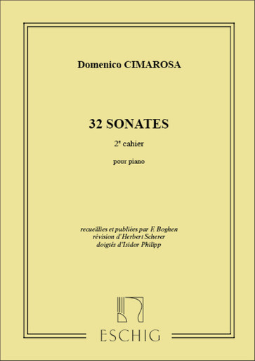 CIMAROSA D. 32 SONATES VOL 2 PIANO