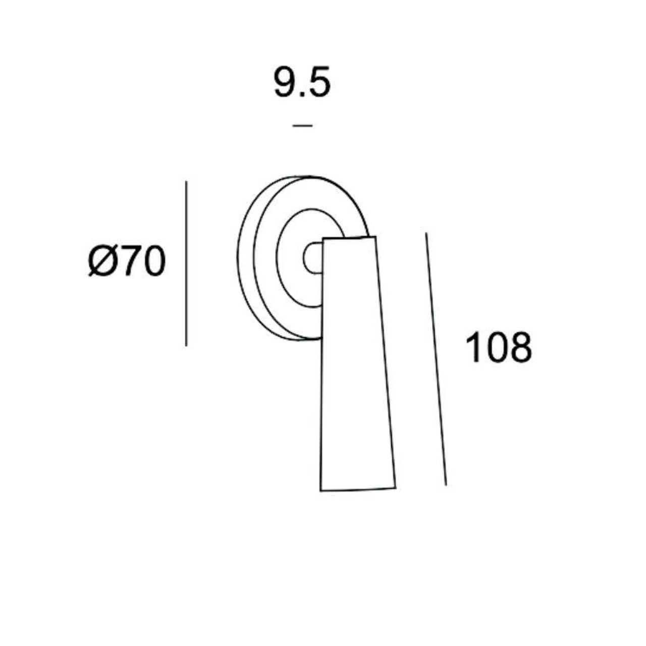 Gamma Mini LED Wall Light All Square Lighting