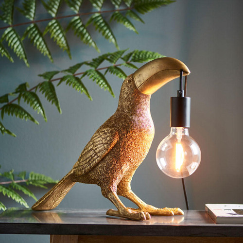 100% Light UK Penny The Toucan Table Lamp 