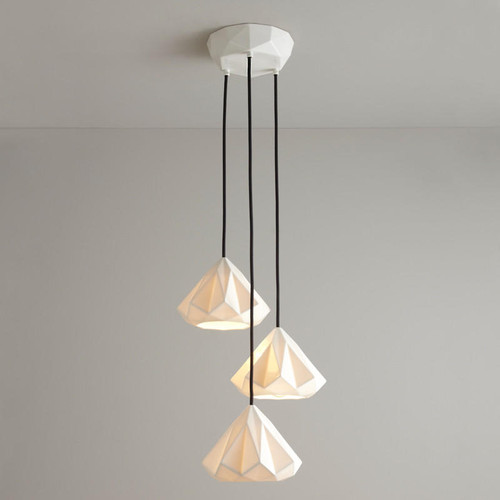 Original BTC Hatton 1 Grouping Of 3 Pendant Light 