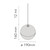 Flos String Sphere Head Pendant Light