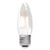 100percent Light UK 4W ES Satin LED Filament Candle Lamp