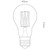 100percent Light UK 8W BC Clear LED Filament GLS Lamp
