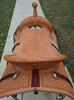 New Cheyenne Stock Saddle by Fort Worth Saddle Co with 16 inch seat. Premium leather in light oil with hand-tooled pommel and skirt. Roughout contact points, and pencil roll seat for maximum security. Skirt rigged fenders for extra stirrup swing. This rig is made for serious competitors. Gullet size is 8 inch, weight is 26lbs, and skirt is 27.5 inch. Made in USA. Limited lifetime warranty.

S1252