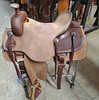 New Ranch Saddle by Fort Worth Saddle Co with 16 inch seat. S1616