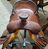 New Roping Saddle by Fort Worth Saddle Co with 15.5 inch seat. S1624