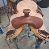 New Ranch Saddle by Fort Worth Saddle Co with 15.5 inch seat. S1641
