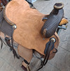 New Ranch Saddle by Fort Worth Saddle Co with 16 inch seat. S1640