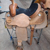New Roping Saddle by Fort Worth Saddle Co with 13 inch seat. S1682