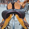 New Fort Worth Competitor Barrel Saddle by Fort Worth Saddle Co with 15.5 inch seat. S1696