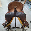 New Ft Worth Competitor Barrel Saddle by Fort Worth Saddle Co with 13.5 inch seat. S1651
