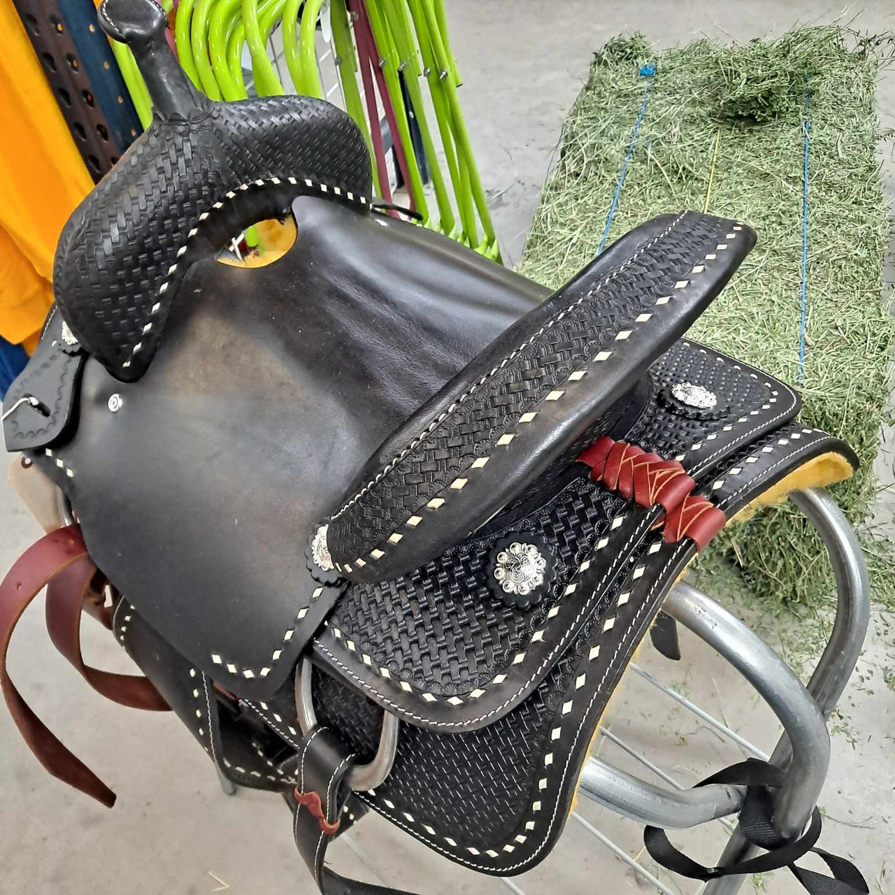 New Youth Saddle by Import with 13 inch seat. S1700