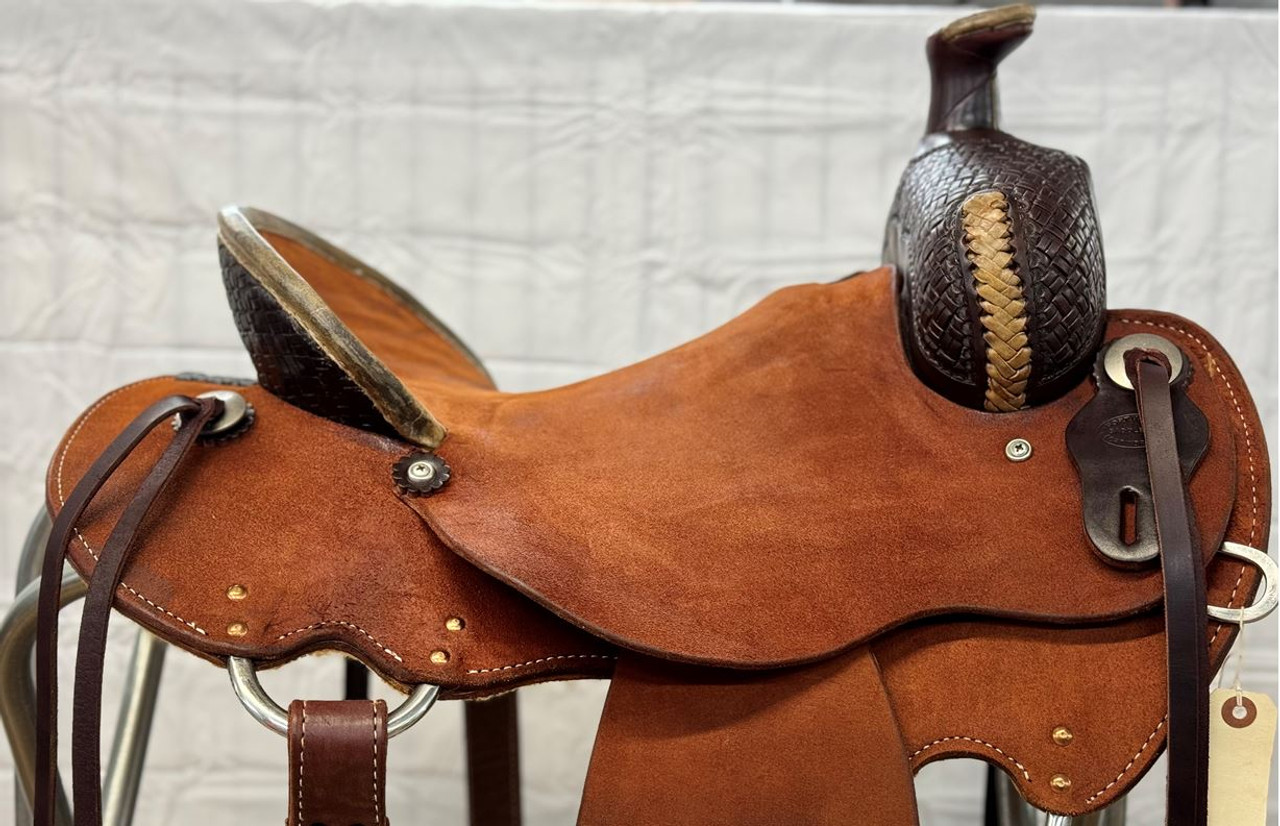 New Strip Down Saddle by Fort Worth Saddle Co with 15.5 inch seat