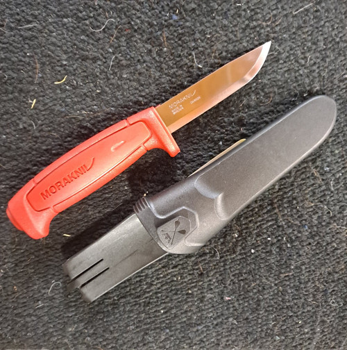 Morakniv Knife Stainless Steel Trapper 3.5IN Blade Vertical Sheath