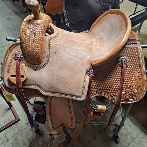 New All Around Saddle by Fort Worth Saddle Co with 14 inch seat. S1663