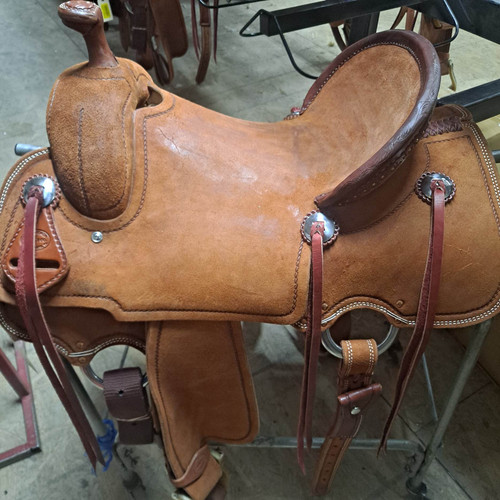 New All Around Saddle by Fort Worth Saddle Co with 15 inch seat. S1661