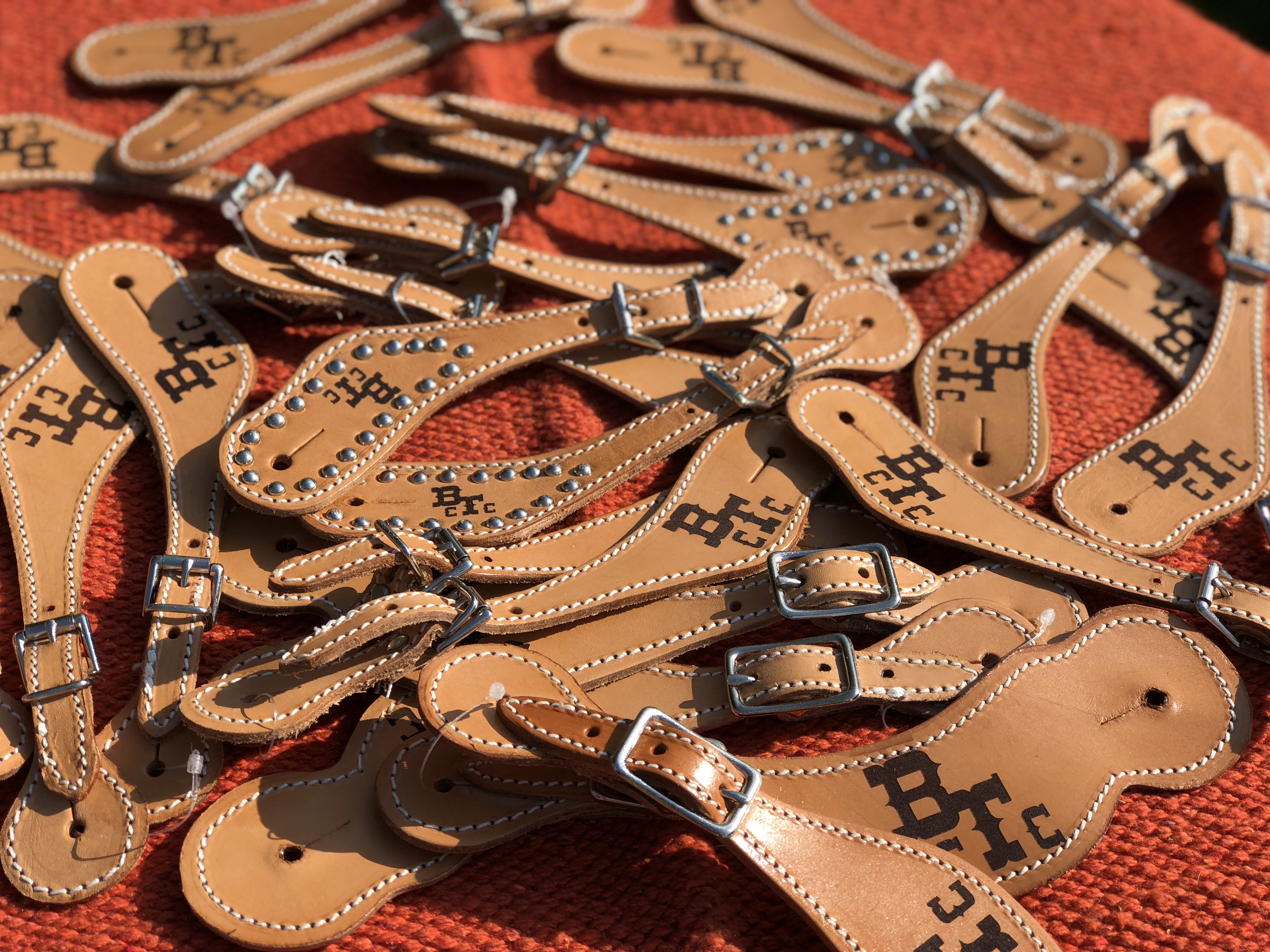 custom spur straps