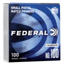 Federal Small Pistol Primers X 100