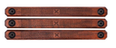M-lok Rail Covers 4 Slots Checkered Walnut