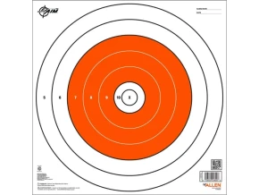 Allen Ez Aim Square Paper Bullseye Shooting Targets, Multicolored