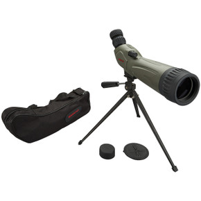 Tasco Spotting Scope Kit 20-60x80 Grey Angled