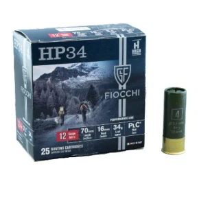 Fiocchi 12g 34gm #4 1375 Fps 25pk