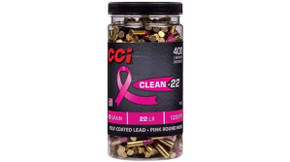 Cci Clean-22 Pink 22 Long Rifle 40gr Lrn Rimfire Ammo - 400 Rounds