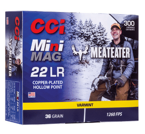 Cci 22lr Mini Mag 36gr Hp Meat Eater 300 Pk 1260fps