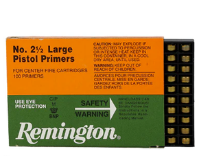 Remington Lrge Pistol Primer 2-1/2