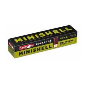 Aguila Minishells, Buckshot, 12 Gauge, 1 3/4", 5/8 Oz., 20 Rounds