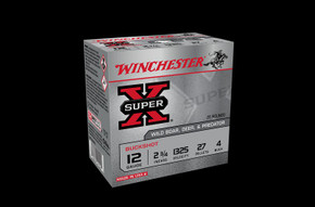 Winchester Super X Buckshot 12G Buck 2/34" 27 pellet 250 Pack