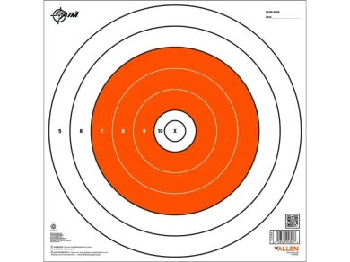 Allen Ez Aim Square Paper Bullseye Shooting Targets, Multicolored