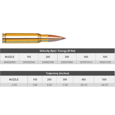 Hornady Superformance 308win 165gr Sst