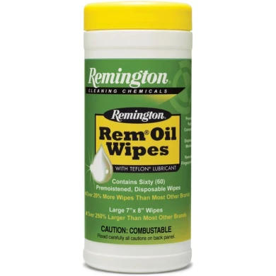 Remington Rem Oil Wipes 60pk