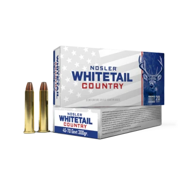 Nosler Whitetail Country 45-70 Govt 300gr Sw