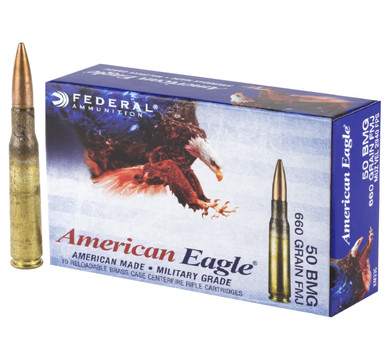 Federal 50 Bmg 660gr Fmj American Eagle