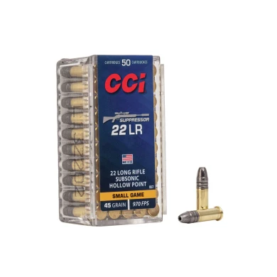 Cci 22lr Supressor 45gr Hp 970fps
