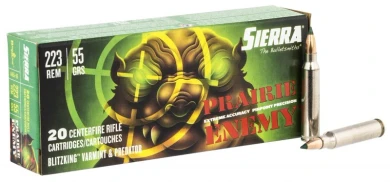 Sierra 223 Rem 55gr Blitzking Ammunition