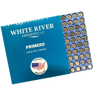 Pack Of Whire River Energetics Primers - Large Rifle Magnum Per 1000