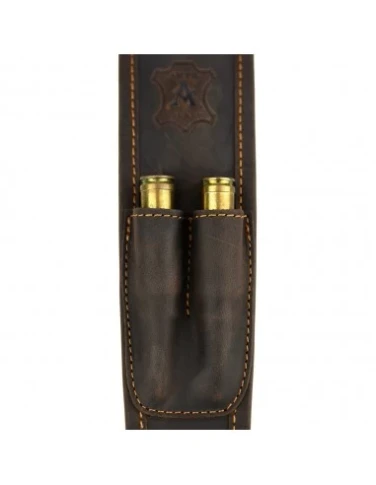 Artipel Leather Cartridge Belt For Rifle With Pocket 20 Cart