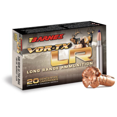 Barnes Vor-tx .300 Win Mag 190gr Lrx L/range Cartridges