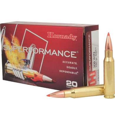 Hornady Superformance 308win 165gr Sst 2