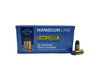 Ppu 9mm Luger 124gr Lrn