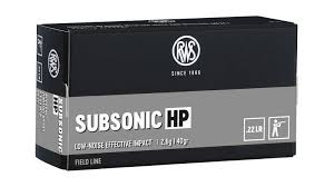 Rws Subsonic Hp 22lr X50