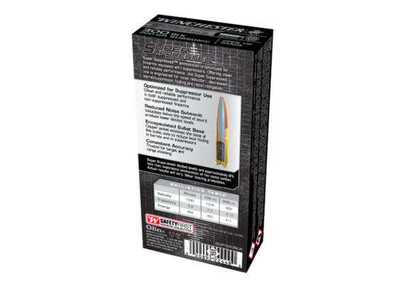 Winchester Super Suppressed 300blk 200gr
