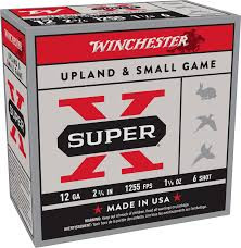 Winchester, 12 Gauge, 2 3/4", 1 1/8 Oz., Super-x Heavy Game Field Shotshells, 25 Rounds